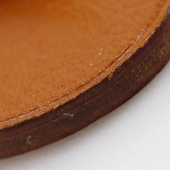 Hermes Apricot Bag Charm Leather Orange Unisex Charm - Picture 7 of 10